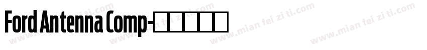 Ford Antenna Comp字体转换